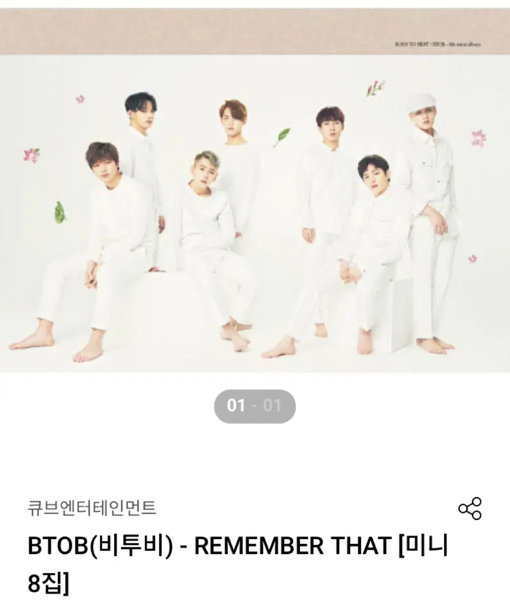 비투비 미니8집 remember that 리멤버댓 앨범 양도