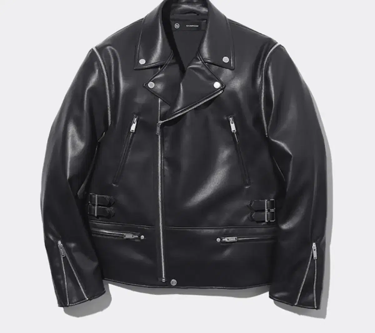 GU x UNDERCOVER Two-Way Leather Rider Jacket