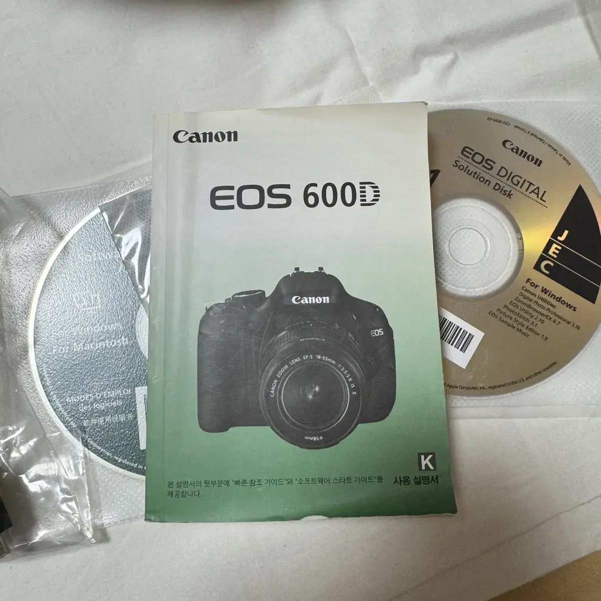 캐논 600d 기본렌즈 풀세트