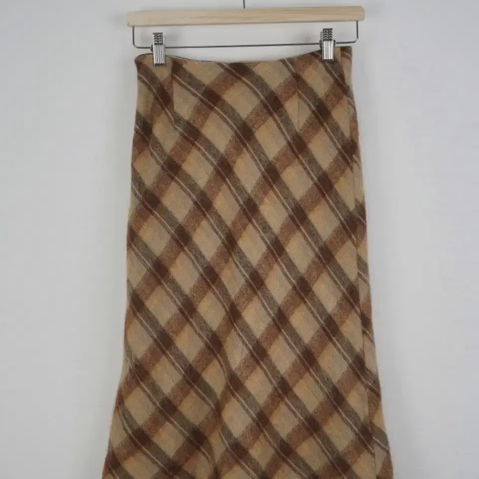 mosaique mohair long skirt