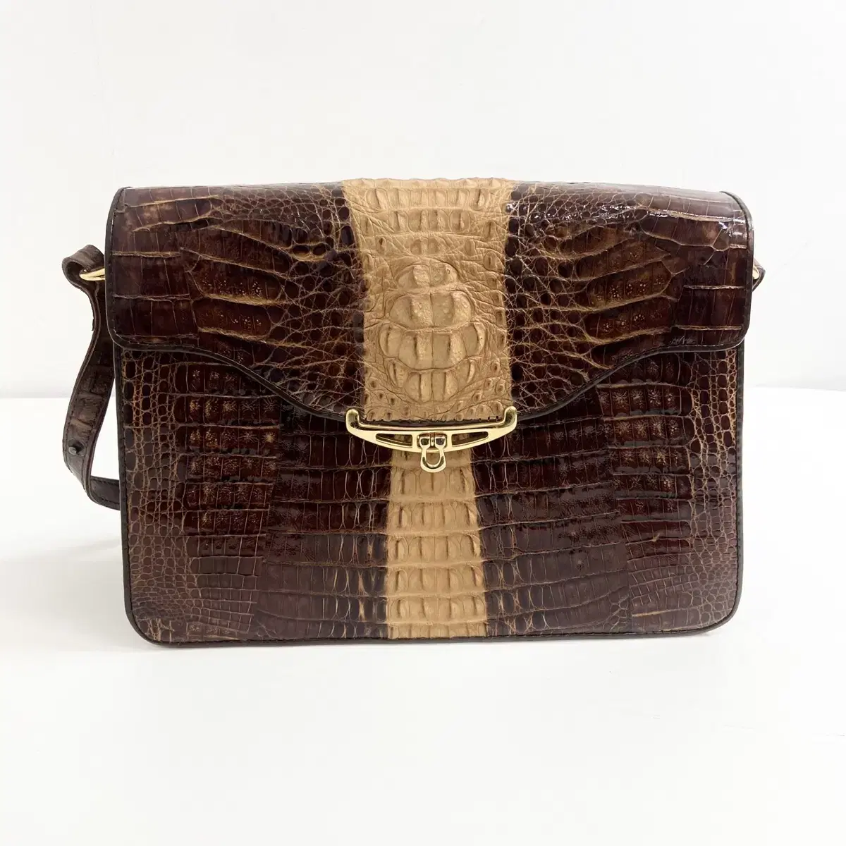 크로커다일 악어가죽 숄더백 크로스백 Crocodile Skin Bag