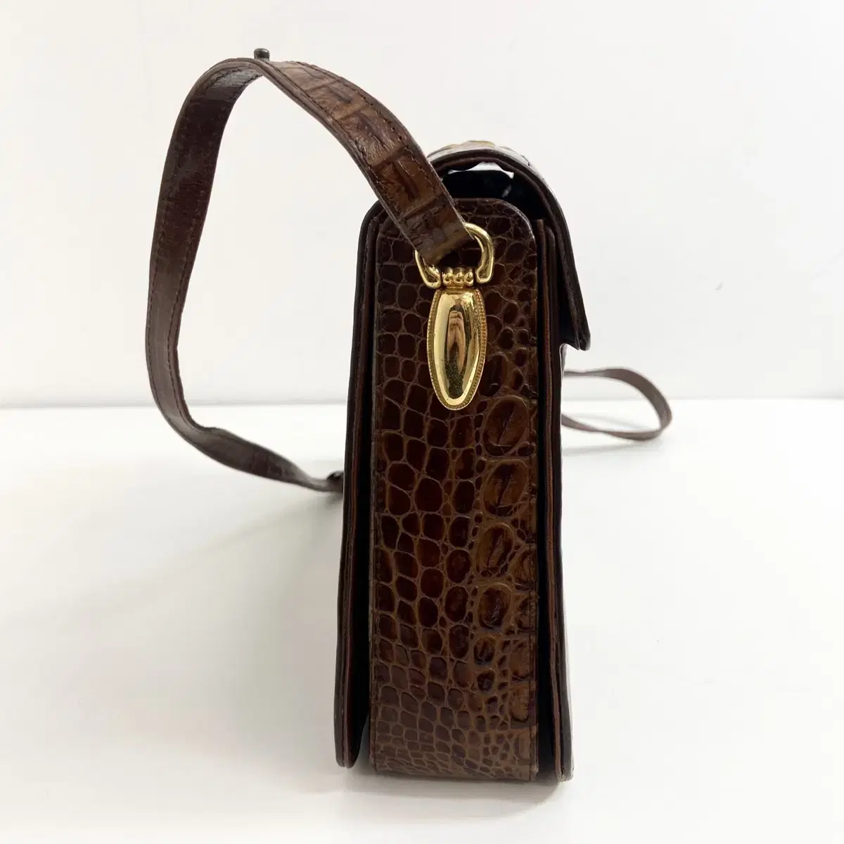 크로커다일 악어가죽 숄더백 크로스백 Crocodile Skin Bag