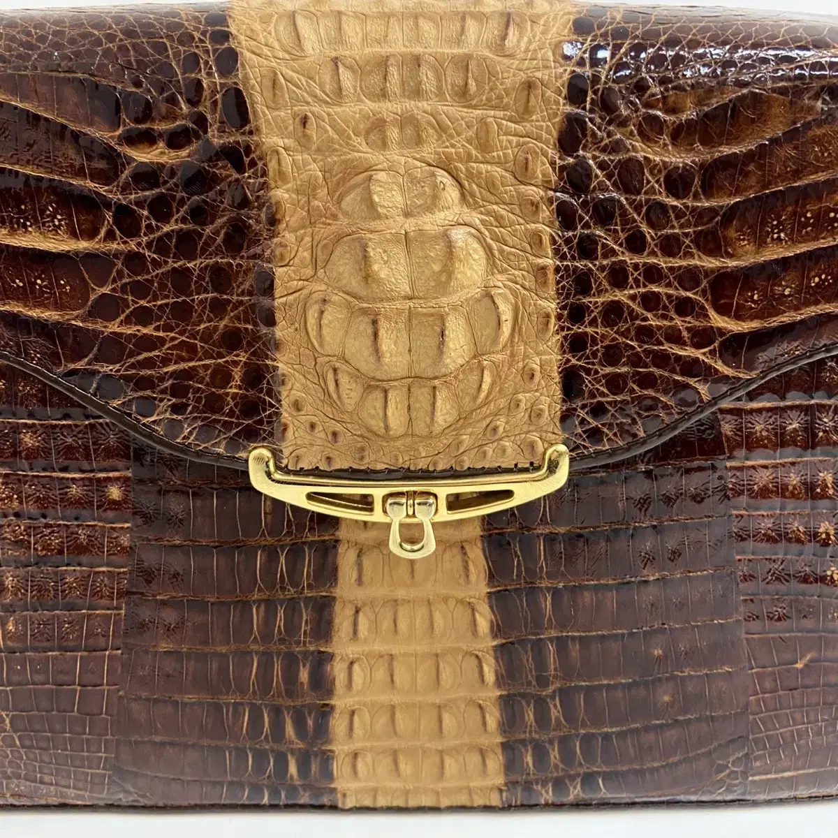 크로커다일 악어가죽 숄더백 크로스백 Crocodile Skin Bag