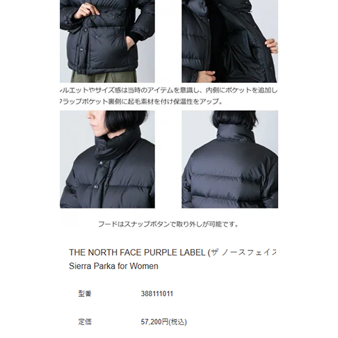 THE NORTH FACE PURPLE LABEL