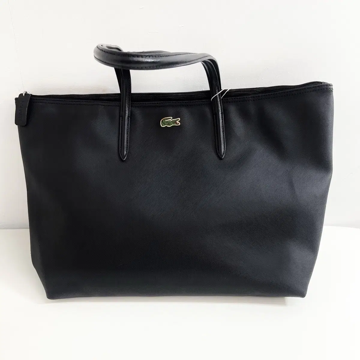 라코스테 블랙 토트백 숄더백 Lacoste Shoulder Bag