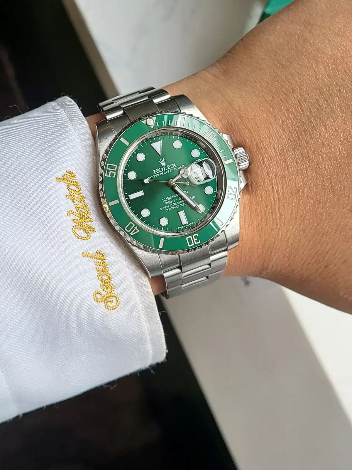 [정품]롤렉스 서브마리너 헐크 그린 116610LV(Rolex)