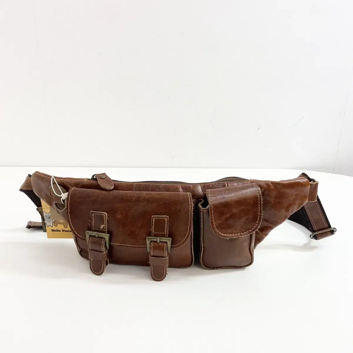 가죽 힙색 벨트가방 Leather Waist Bag Belt Bag