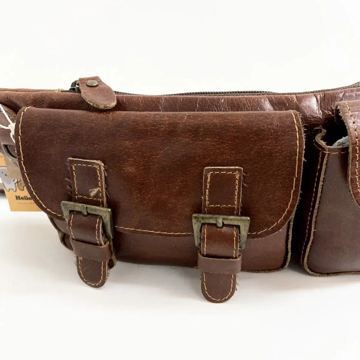 가죽 힙색 벨트가방 Leather Waist Bag Belt Bag