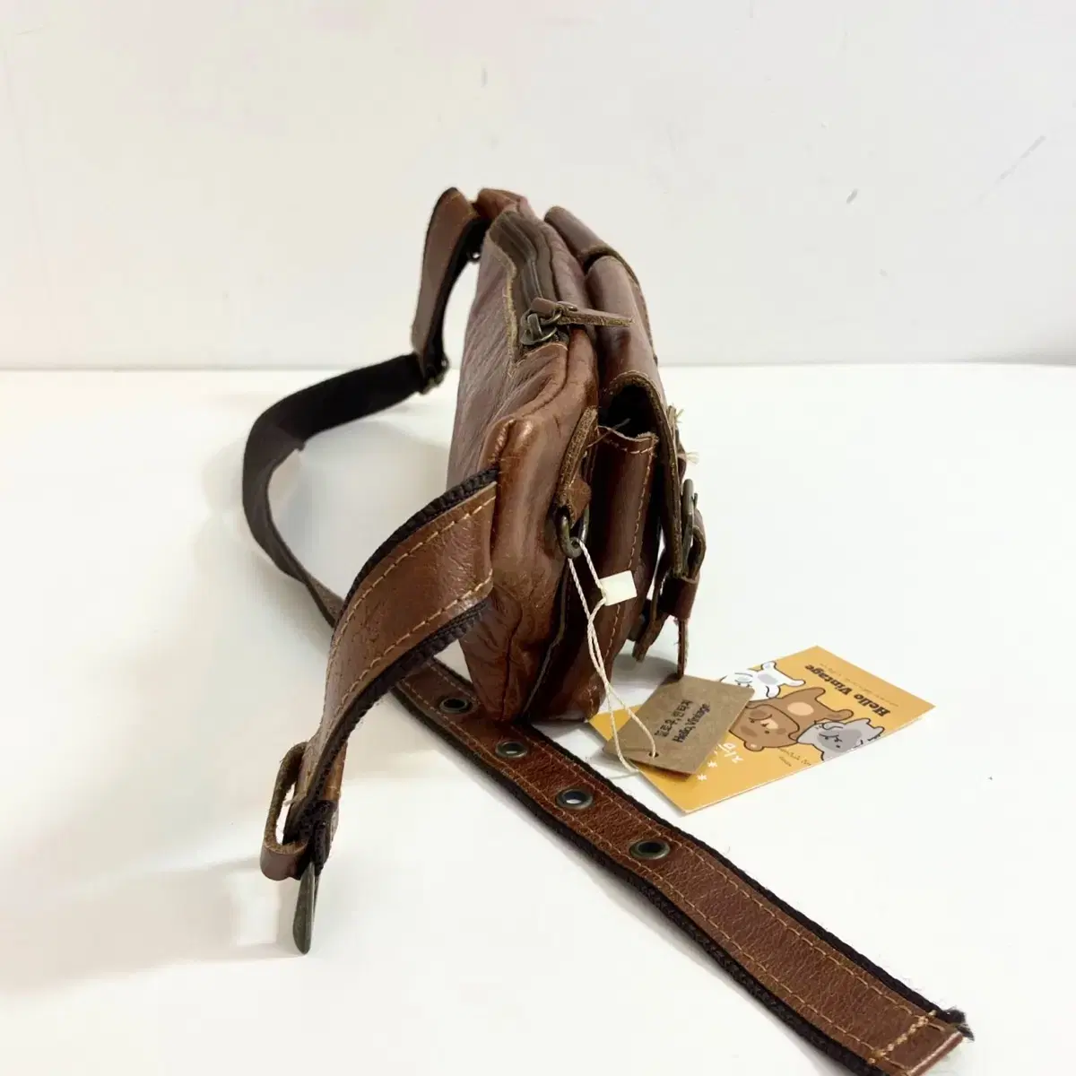 가죽 힙색 벨트가방 Leather Waist Bag Belt Bag