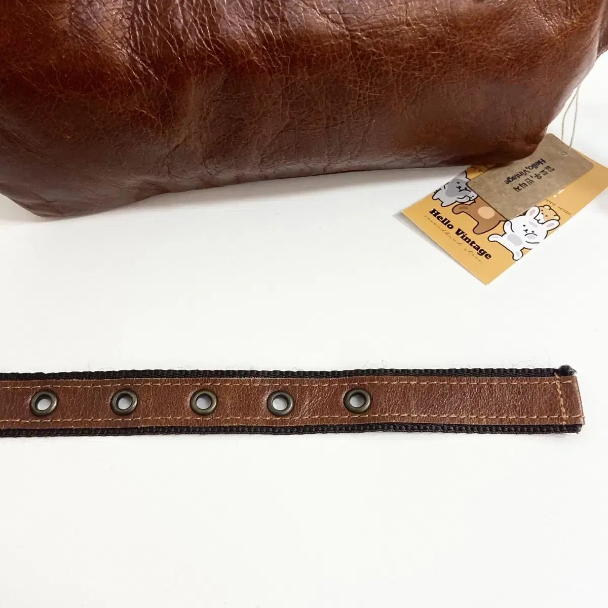 가죽 힙색 벨트가방 Leather Waist Bag Belt Bag