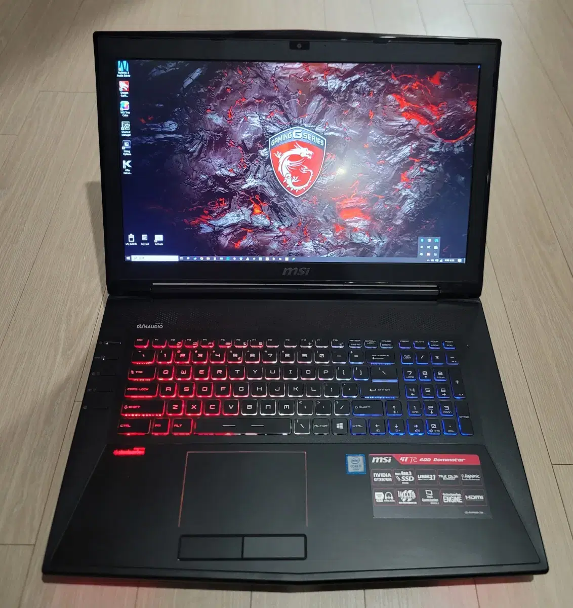 17-inch gaming laptop, MSI GT72 6QD, $740