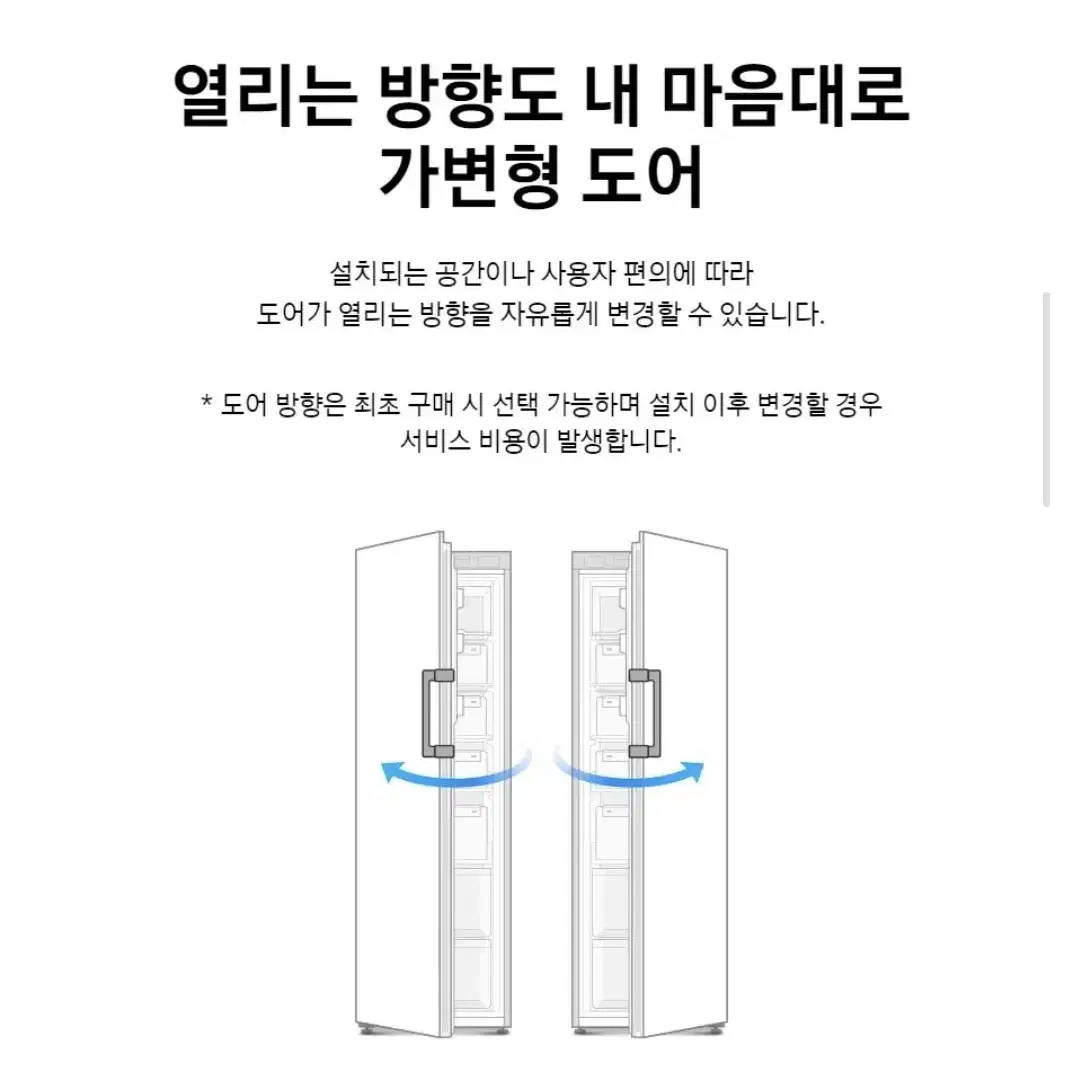 2020 삼성 비스포크 1도어 319리터(냉장,냉동.김치보관 설정가능)