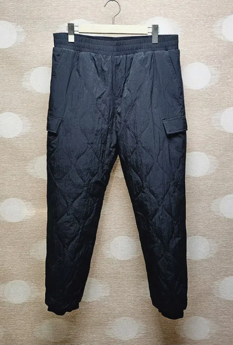 Men's Duck Down Quilted Banded Jogger Pants XL32-34