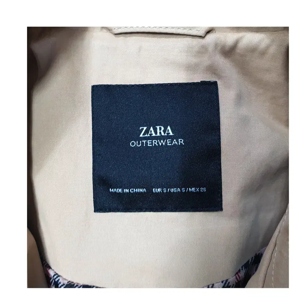 (JJ25403)ZARA 자라 트렌치 코트  S