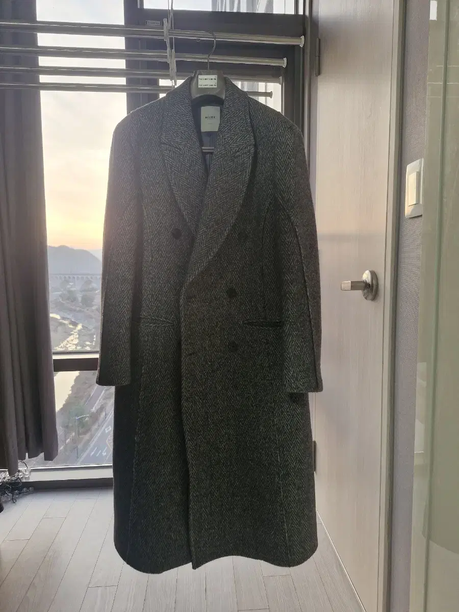 Belle Herringbone Double Coat M for Sale