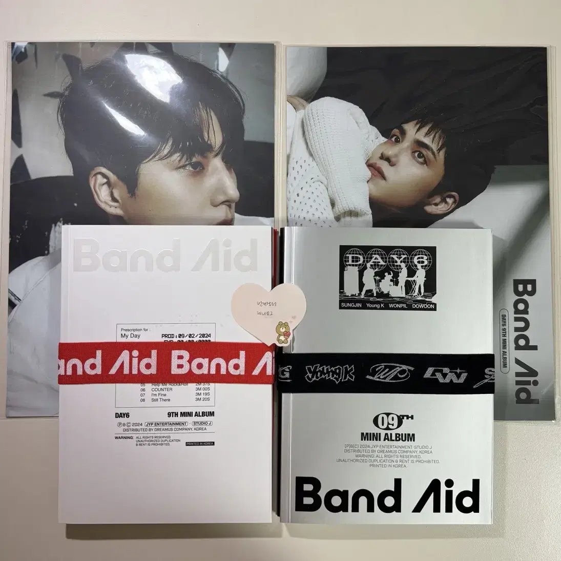 데이식스 앨범 포스터 처분 (미니 9집 band aid 밴드에이드)