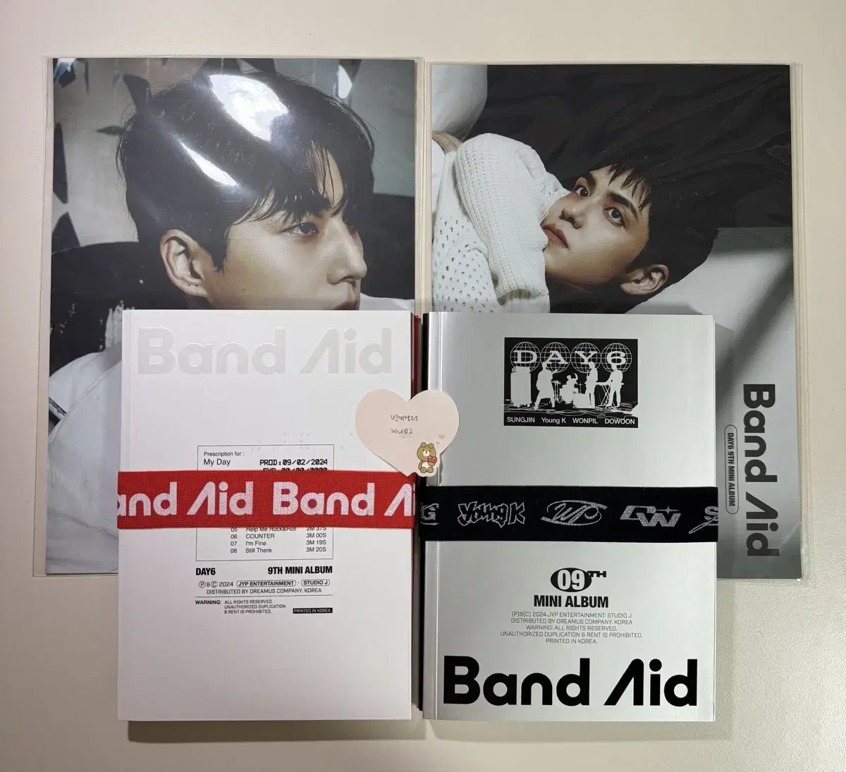 데이식스 앨범 포스터 처분 (미니 9집 band aid 밴드에이드)