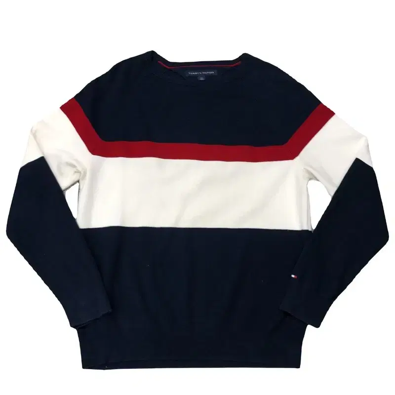 tommy hilfiger 타미힐피거 시그니처 삼색 니트