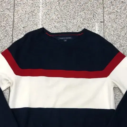 tommy hilfiger 타미힐피거 시그니처 삼색 니트