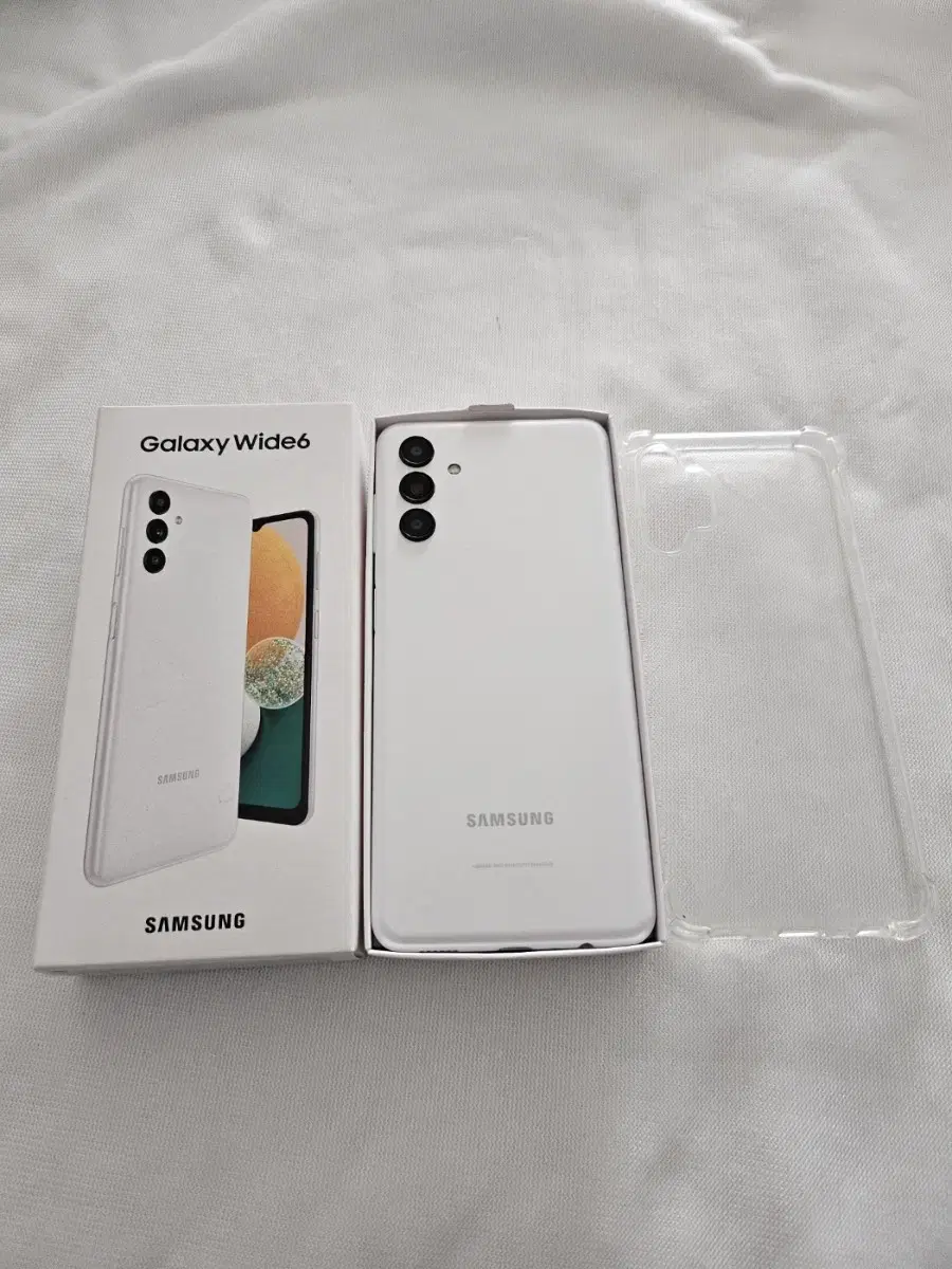 New) Galaxy Wide6 White Box + Case