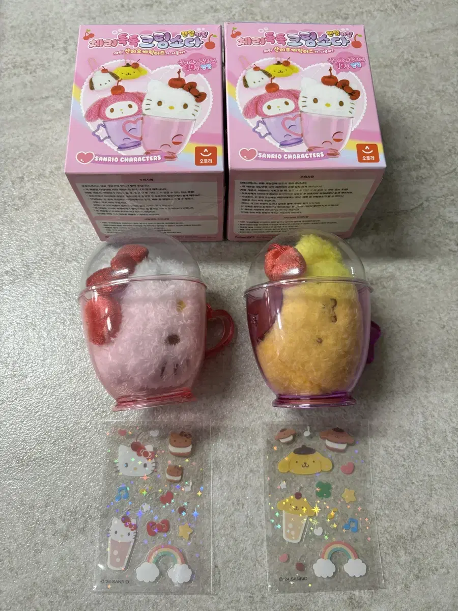 Sanrio Cherry Tok Tok Cream Soda (Hello Kitty, Pompompurin) in bulk