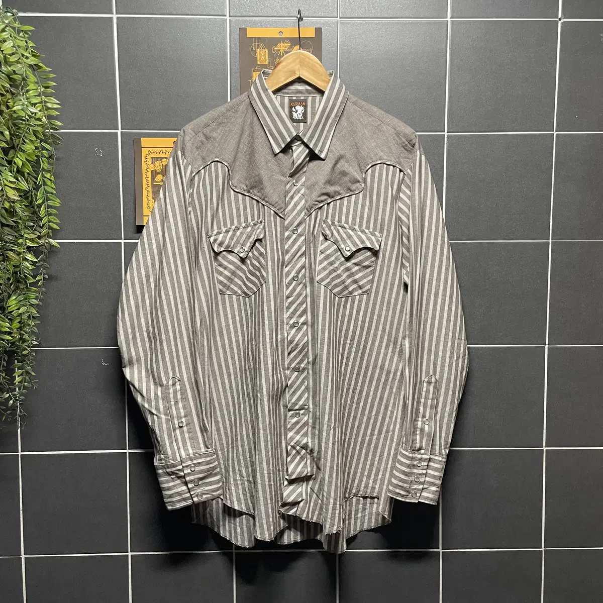 80s KARMAN Karman Western Shirt