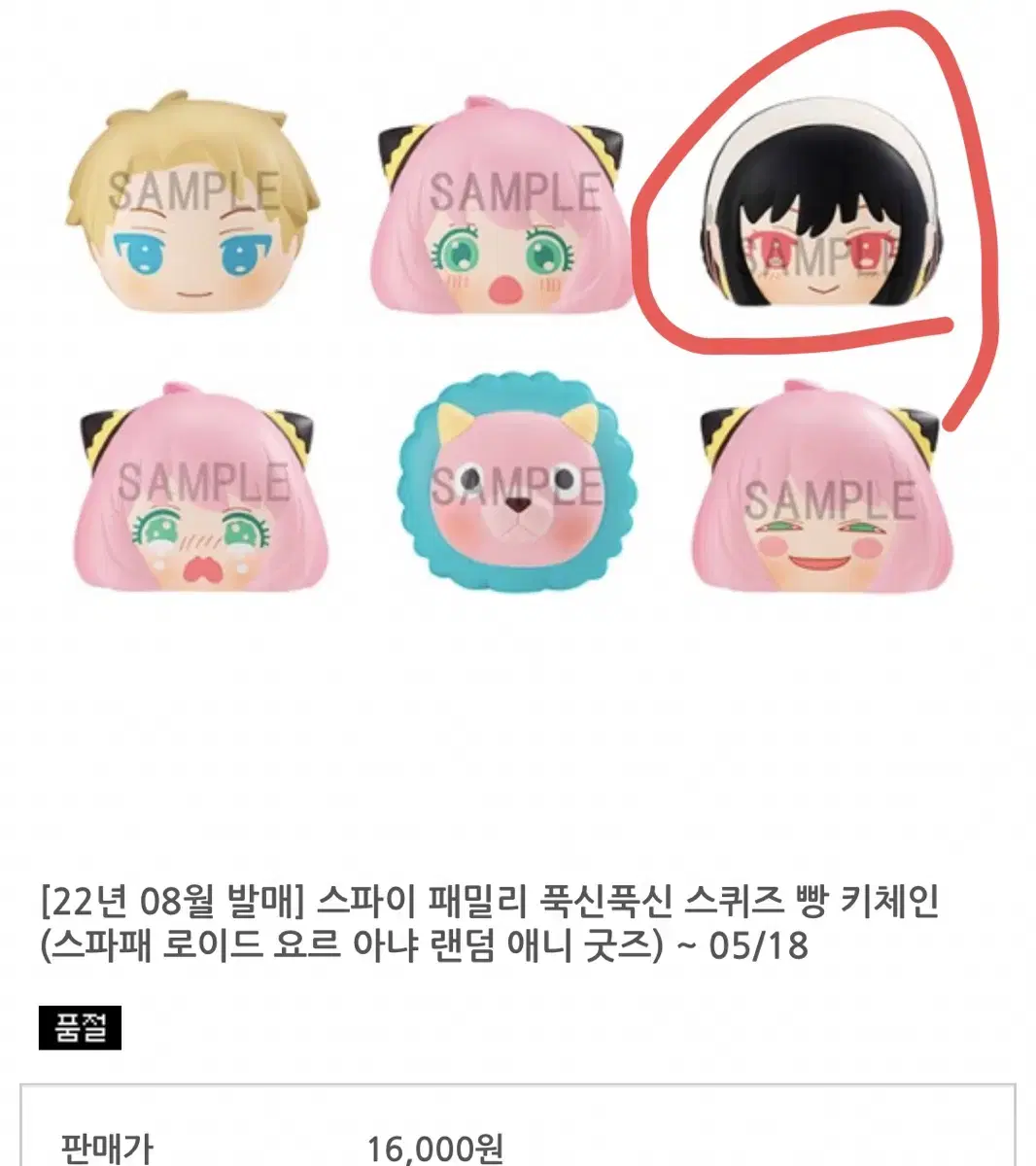 스파이패밀리 요르 스퀴시키링