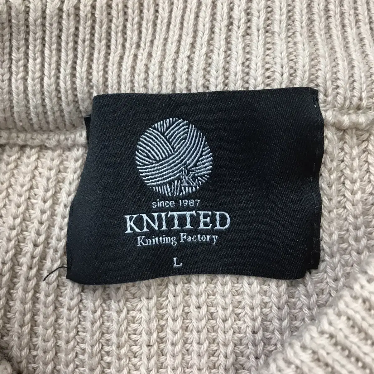 KNITTED 니티드 골지니트 [L]