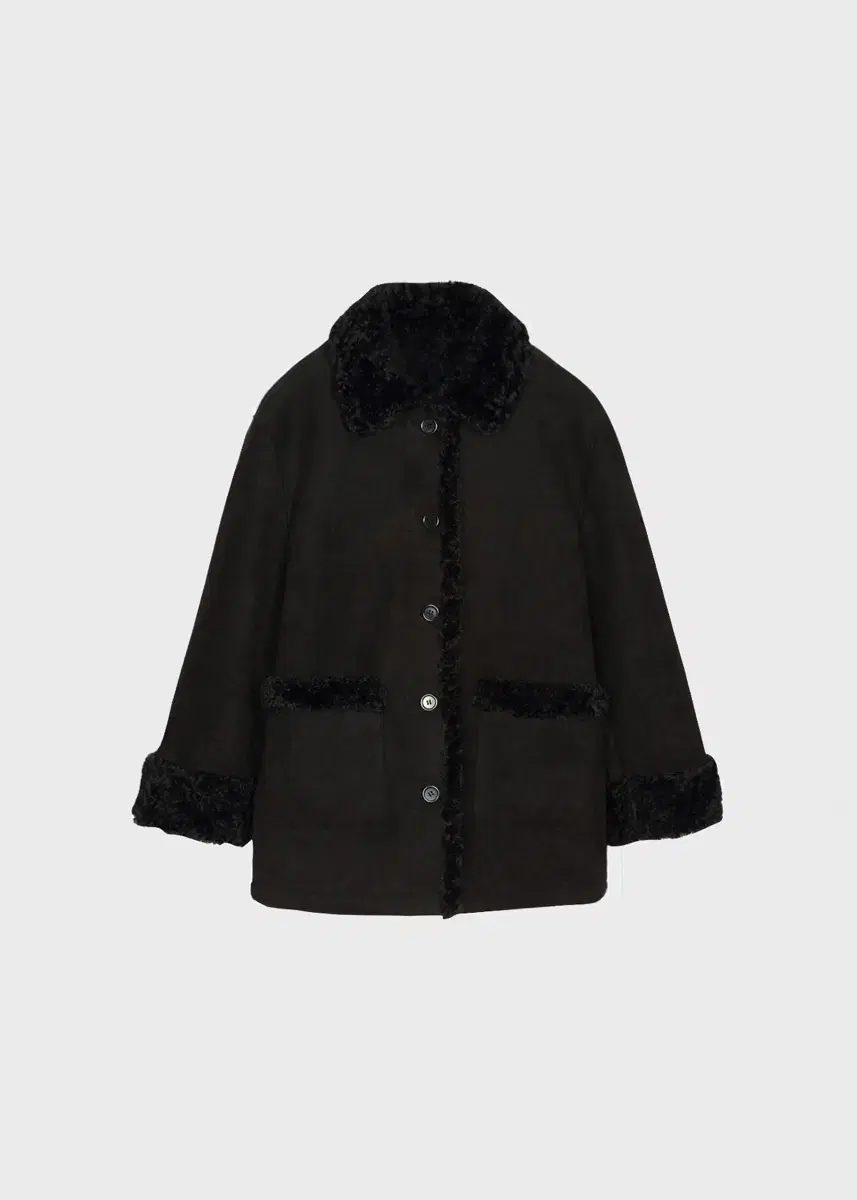 헤이그 a bear shearling coat black (새상품)