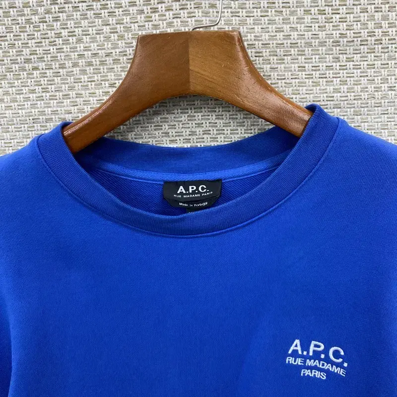 아페쎄 APC 캐쥬얼 블루 맨투맨 105 K07429