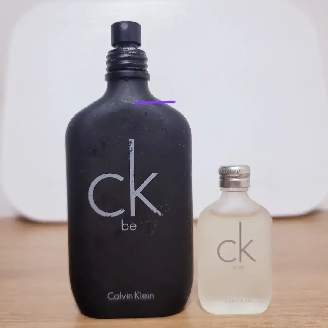 (일괄판매) ck be EDT 100ml+ck one 15ml 향수