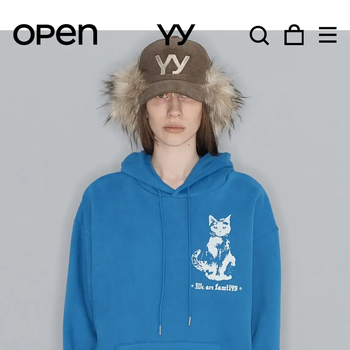 openyy 오픈와이와이 털모자