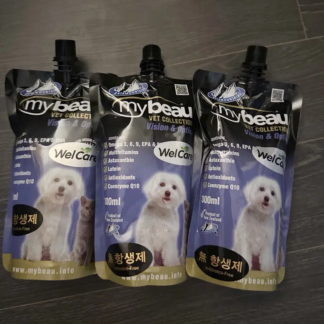 마이뷰 옵틱 300ml 눈 영양제 강아지 고양이 겸용