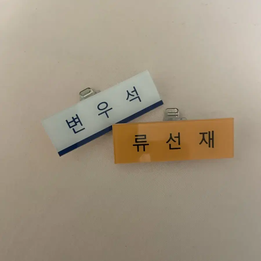 류선재 변우석 명찰(집게형) 일괄