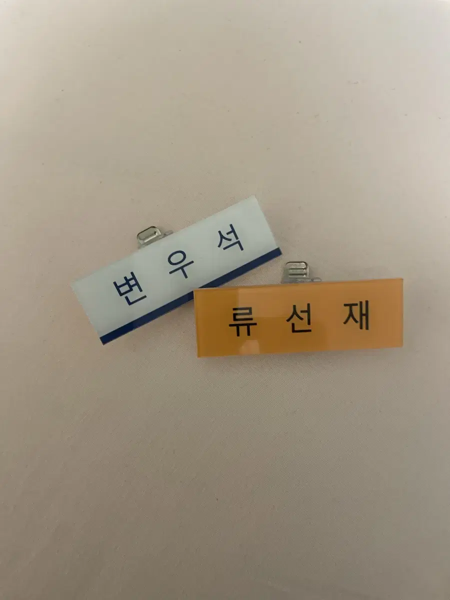 류선재 변우석 명찰(집게형) 일괄