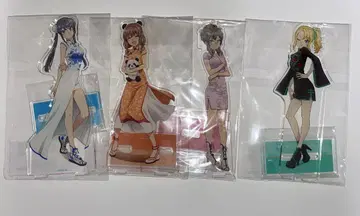 청춘돼지 시리즈 차이나 드레스 아크릴 스탠드 4종 세트