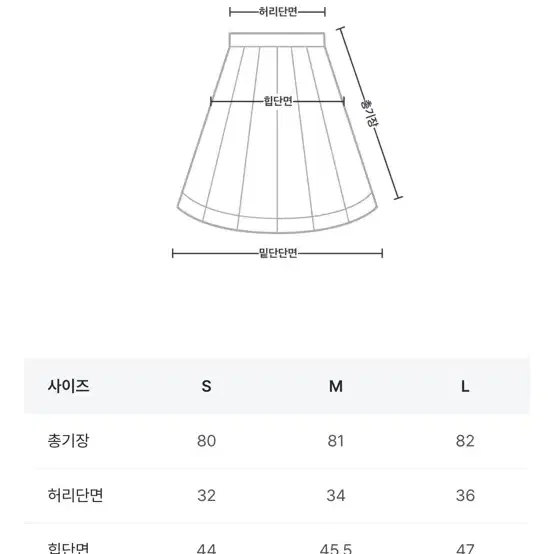 에드모어 센느 H라인 롱 스커트 M (새상품)