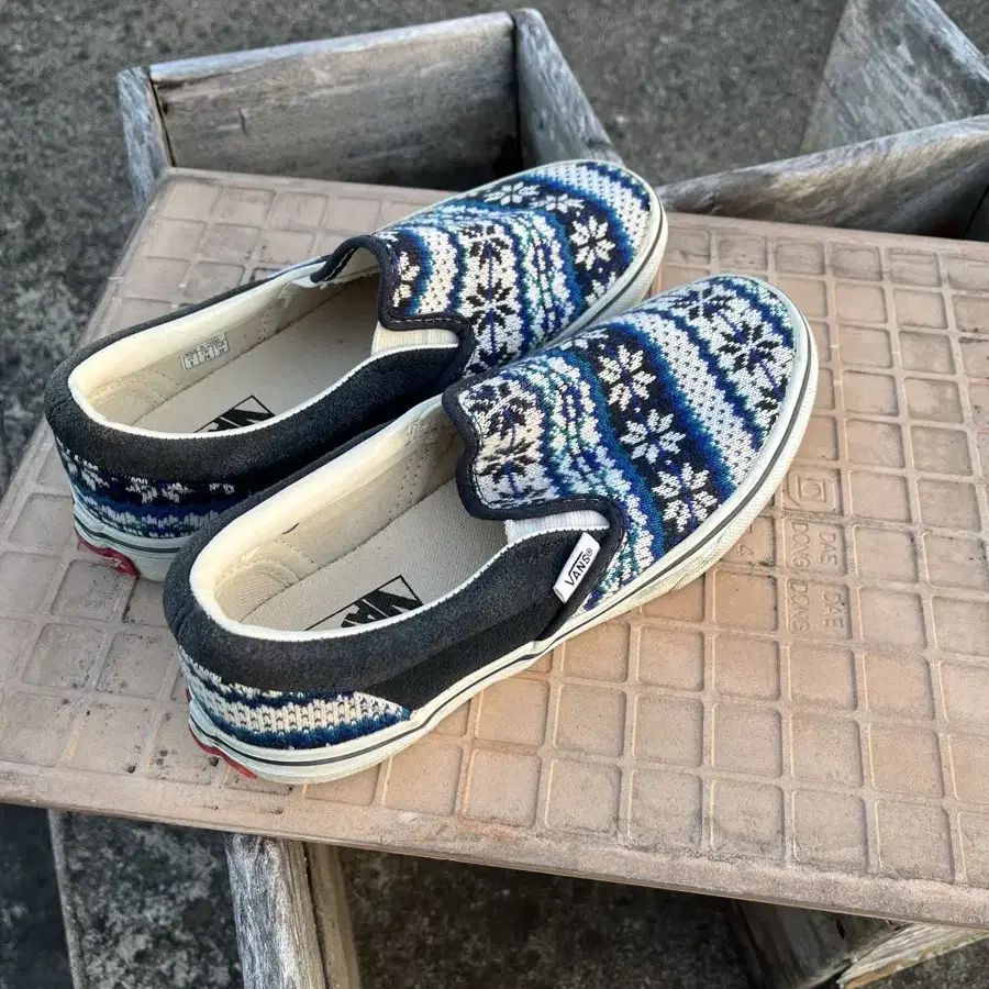 Vans 반스 나바호 패턴 슬립온