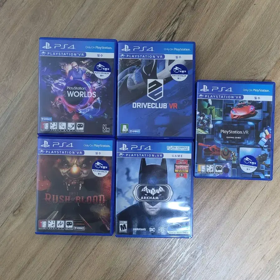 ps4 플스4 psvr 게임 5종