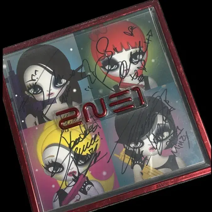 2ne1 친필싸인앨범