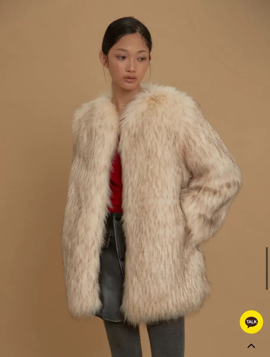 24t 트웬티포티 eco fur half jacket 에코퍼하프자켓