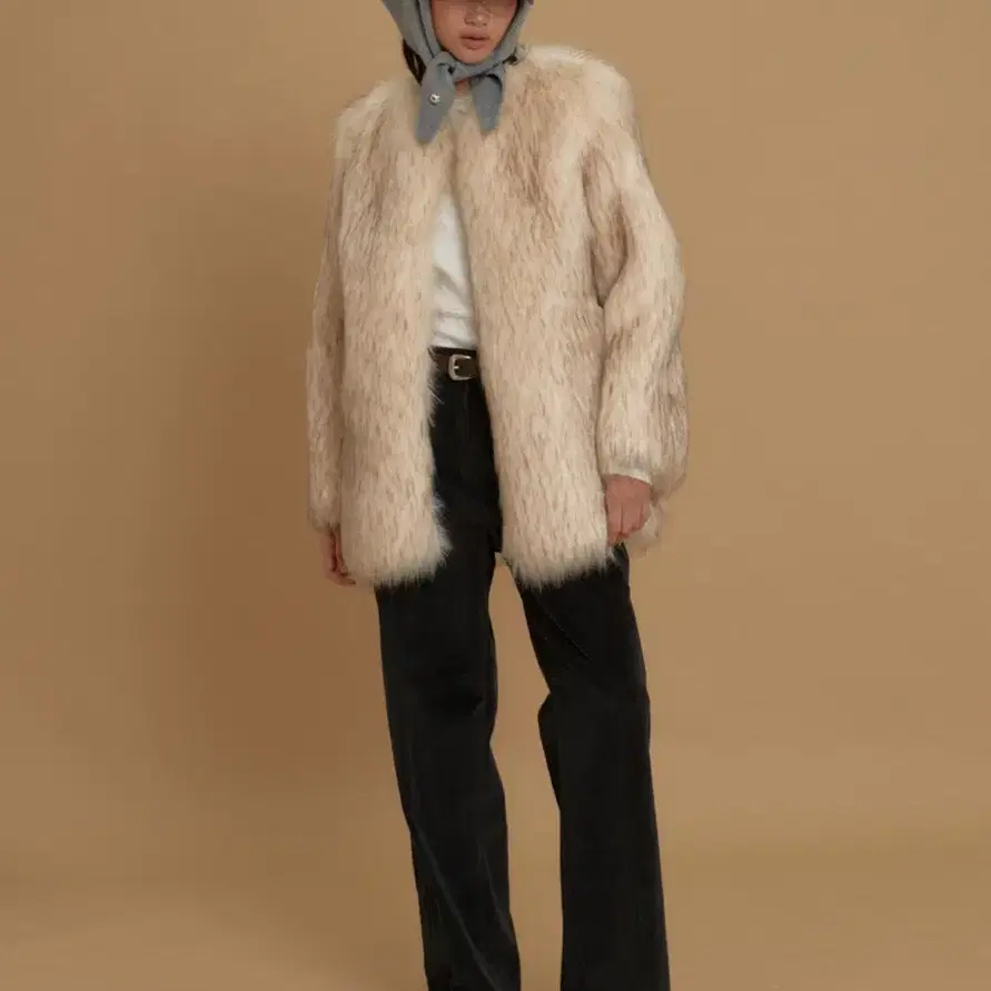 24t 트웬티포티 eco fur half jacket 에코퍼하프자켓