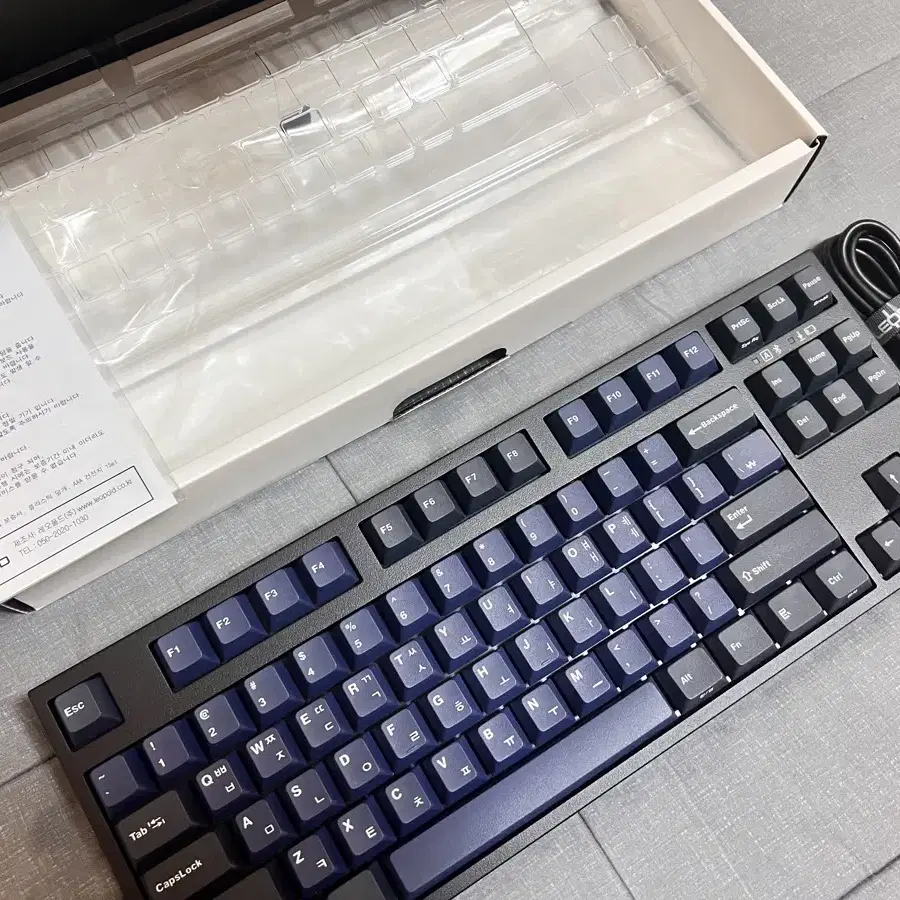 레오폴드 Leopold 청축 다크블루 FC750PBT 유무선 게이밍