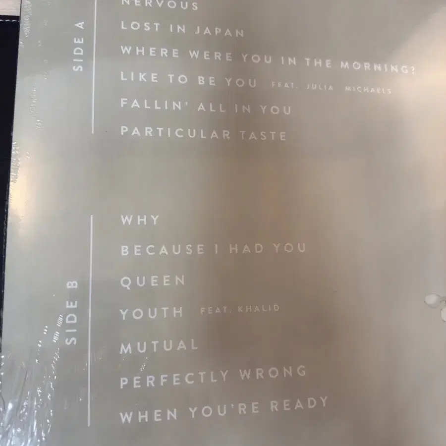 숀 멘데스(shawn mendes) LP 그린 한정반 미개봉 팝니다