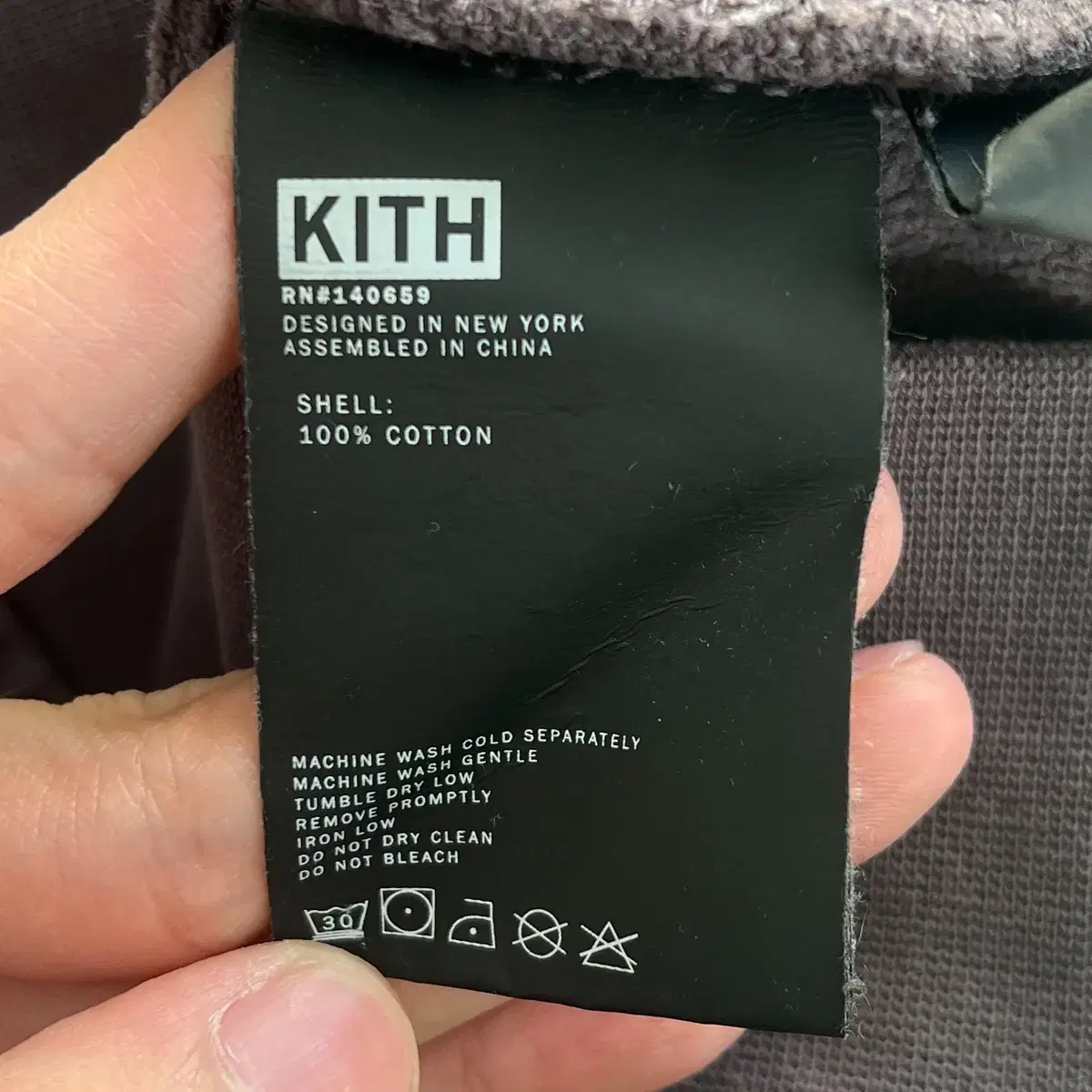 Kith 18F/W 판넬드 윌리엄스 크루넥 스웻 셔츠