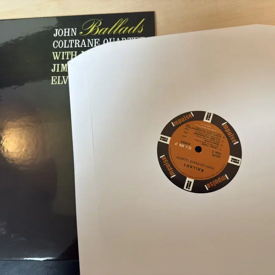 존 콜트레인(John Coltrane)-Ballads impulse LP