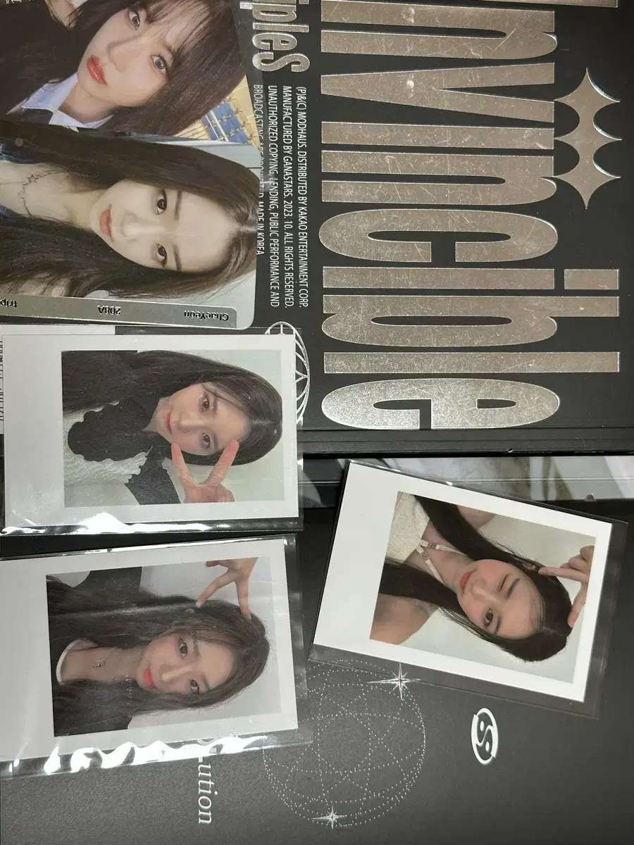 Triples Evolution Invincible album Photocard Object