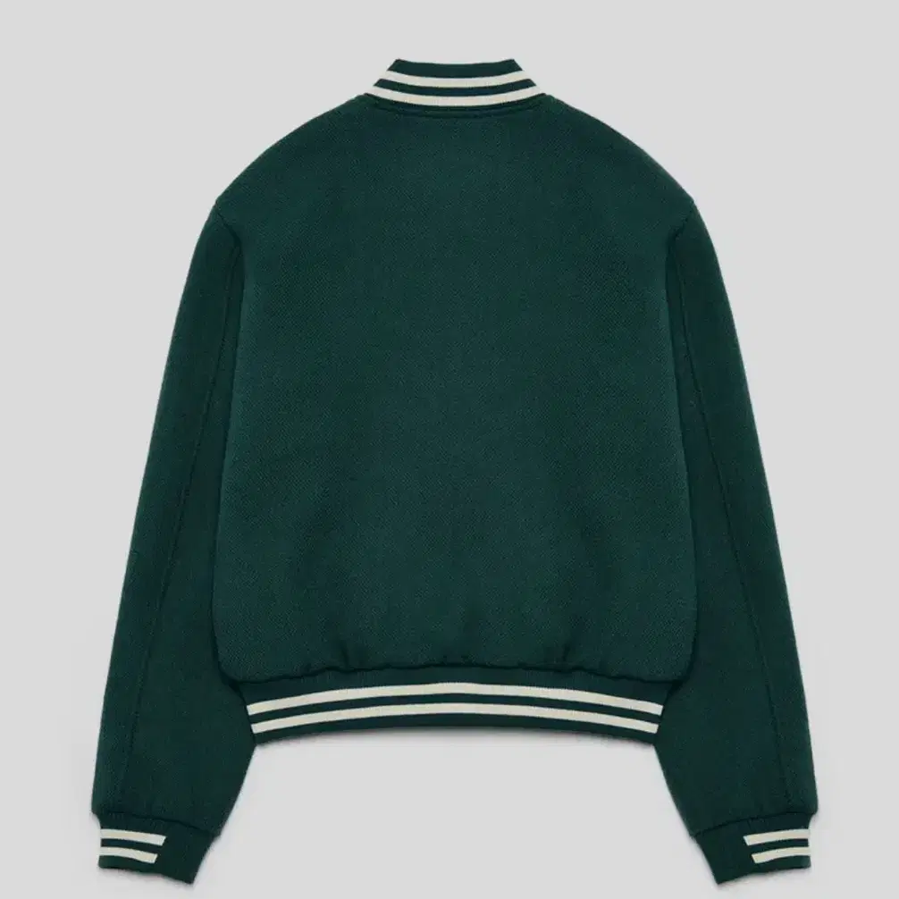 [롤링스튜디오] VARSITY JACKET WOOL GREEN-XL