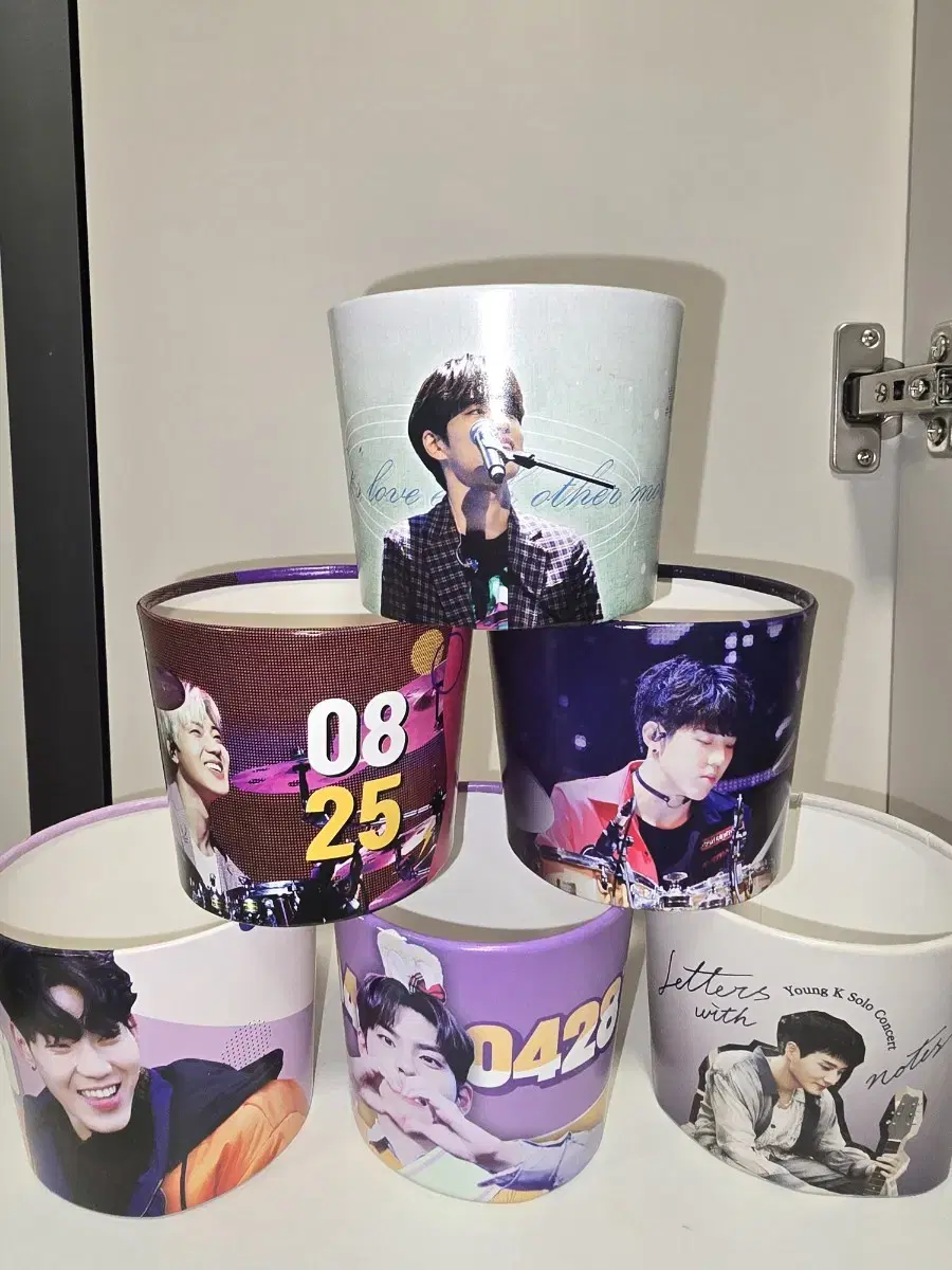 Day 6 Birthday Cafe Sanka Cupholders pre-order benefit cups day6 14 cups in bulk