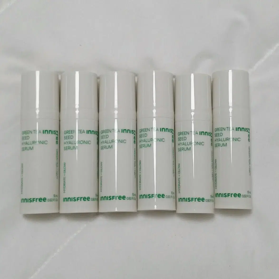 이니스프리 그린티 씨드 히알루론산 세럼 15ml 6개